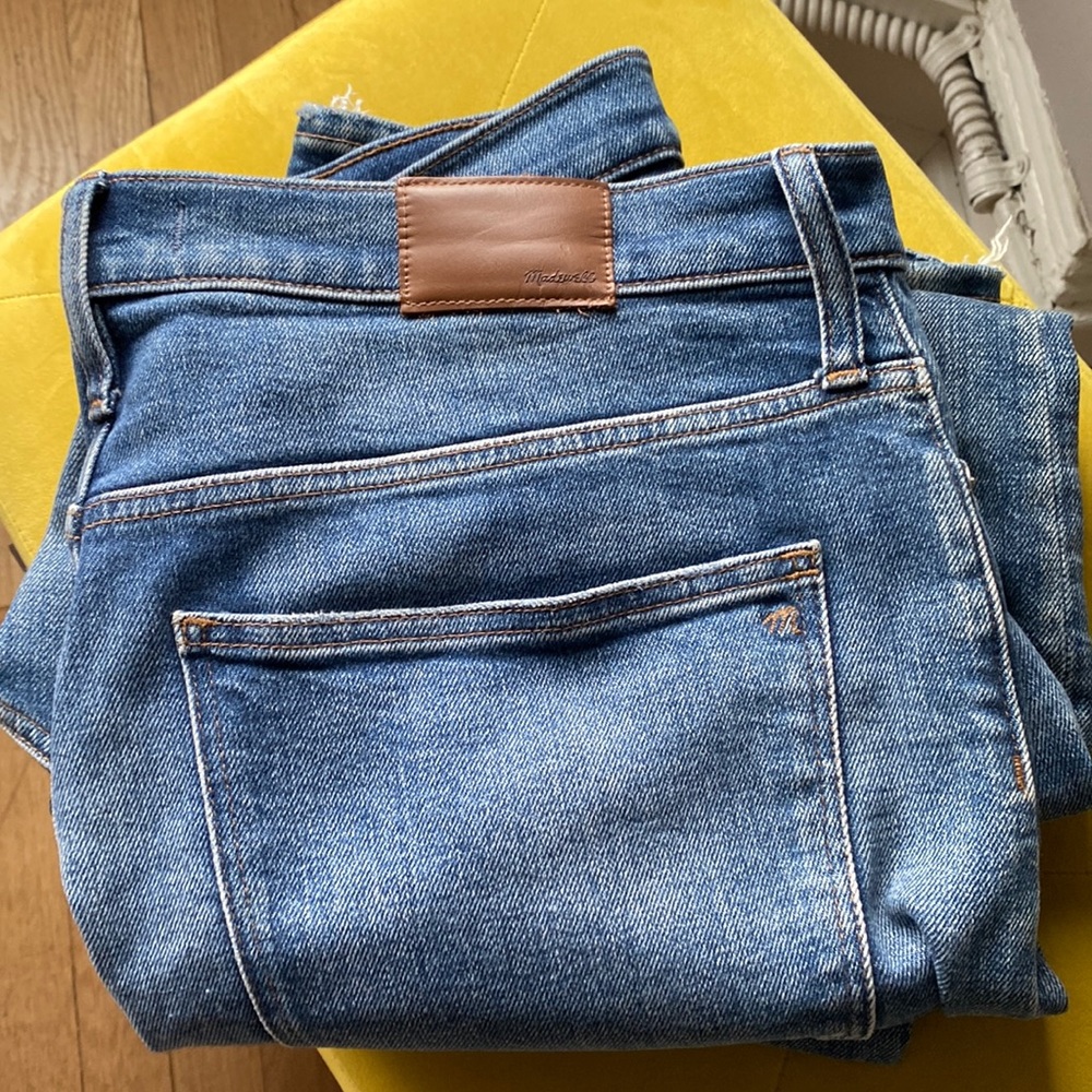 Madewell Perfect Vintage Slim Wide Leg Crop Jean